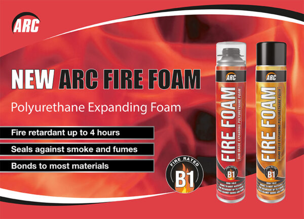 New Arc B1 Rated Fire Foams – Arc Building Products
